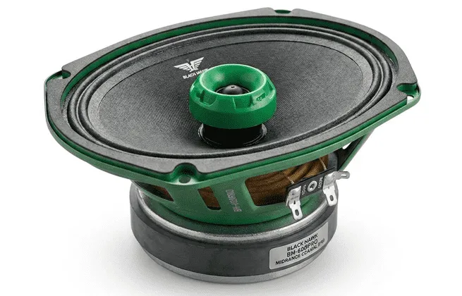 Parlantes Black Hawk BH-609 PRO para Carro 6x9 Pulgadas (Par) - Graves Profundos y Agudos Definidos